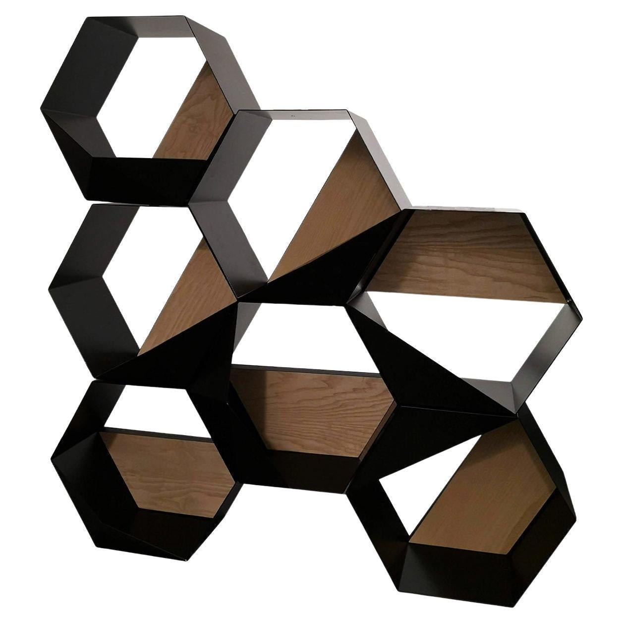 Ego Hexagonal Modular Shelving For Sale