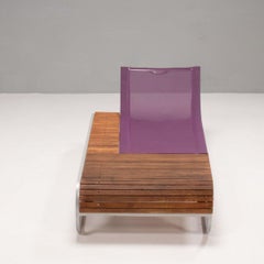 EGO Paris by Thomas Sauvage Purple Tandem Sun Lounger