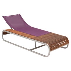 EGO Paris by Thomas Sauvage Purple Tandem Sun Lounger