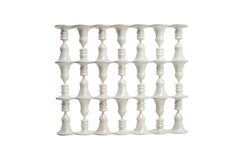 Ego Screen Pearl White Large di Karim Rashid per Scarlet Splendour