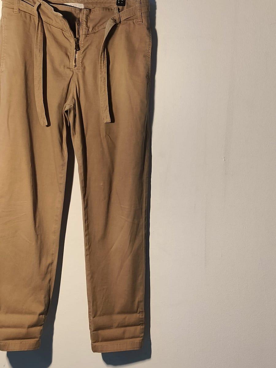 EGO Sonia de Discio Beige Baumwollhose, Italien, 1990er Jahre im Angebot 6