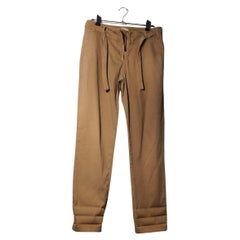 EGO Sonia de Discio Pantalon en coton beige, Italie, années 1990