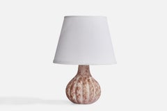 Ego Stengods, Table Lamp, Stoneware, Sweden, 1960s