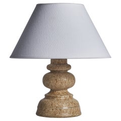 Ego Stengods, Table Lamp, Stoneware, Sweden, 1960s