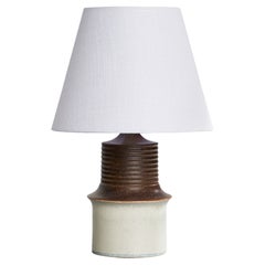 Ego Stengods, Table Lamp, Stoneware, Sweden, 1970s