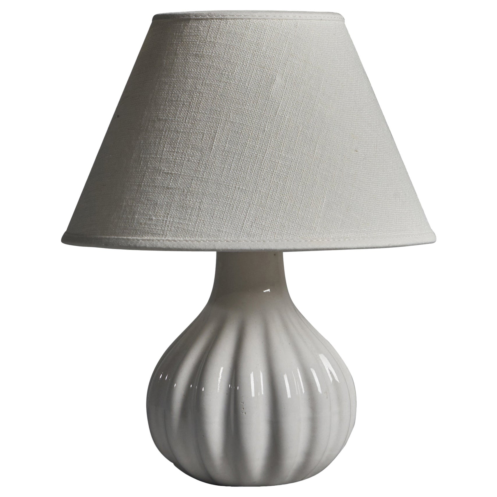 Ego Stengods, lampe de bureau, lampe de table, grès, Suède, années 1960