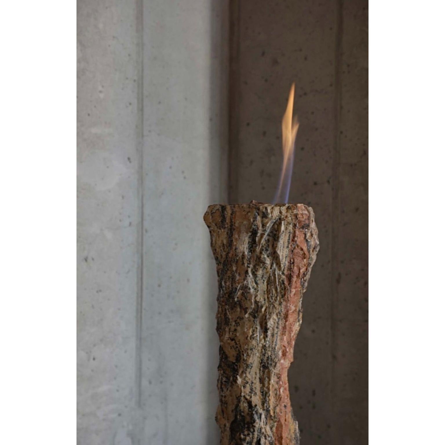 Mexican Egocentric Fire Sculpture by Andres Monnier For Sale