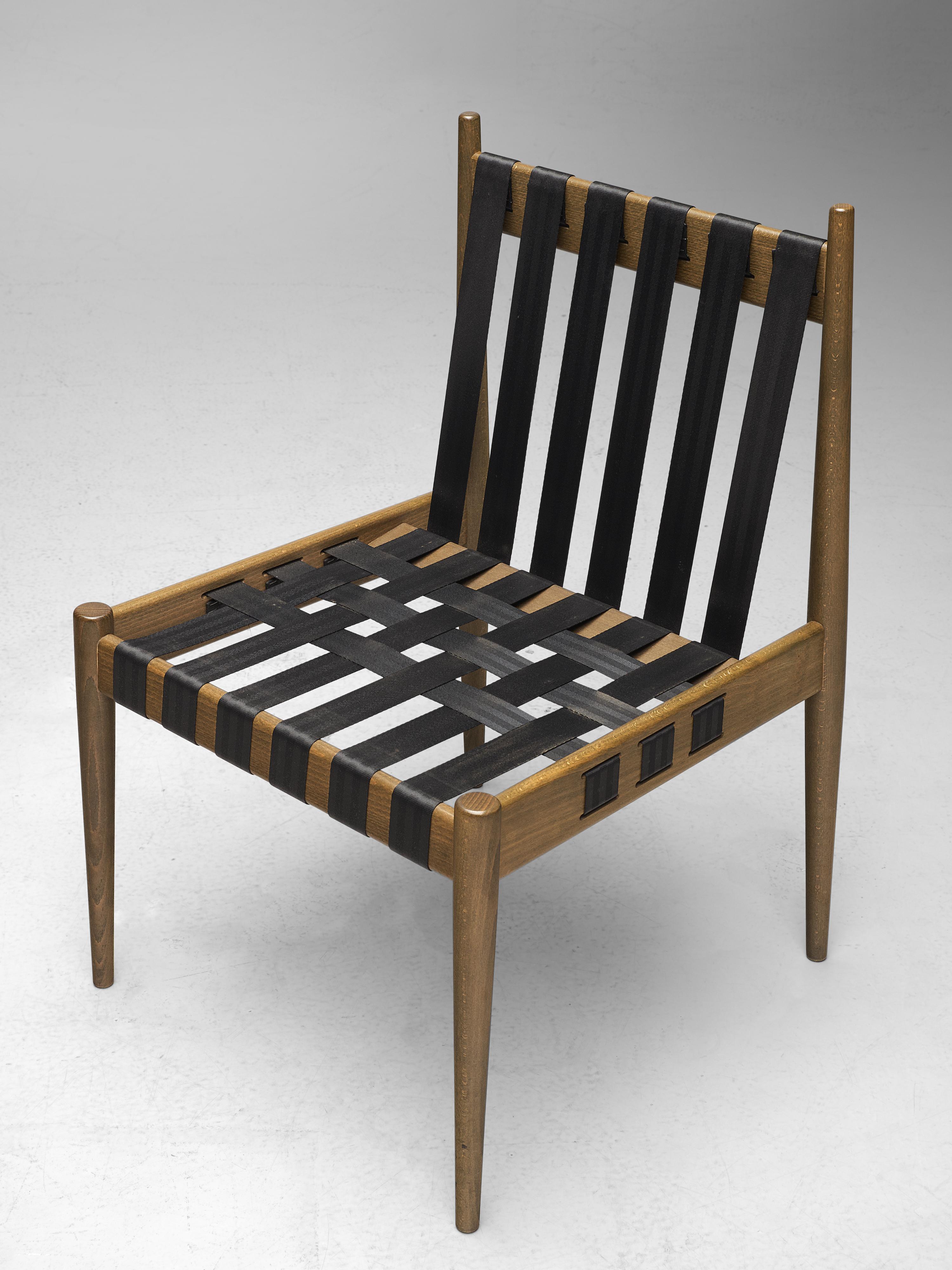 Egon Eiermann 'Berlin' Chairs in Beech In Good Condition In Waalwijk, NL