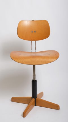 Egon Eiermann Desk Chair SE40 for Wilde + Spieth, Germany 1950s