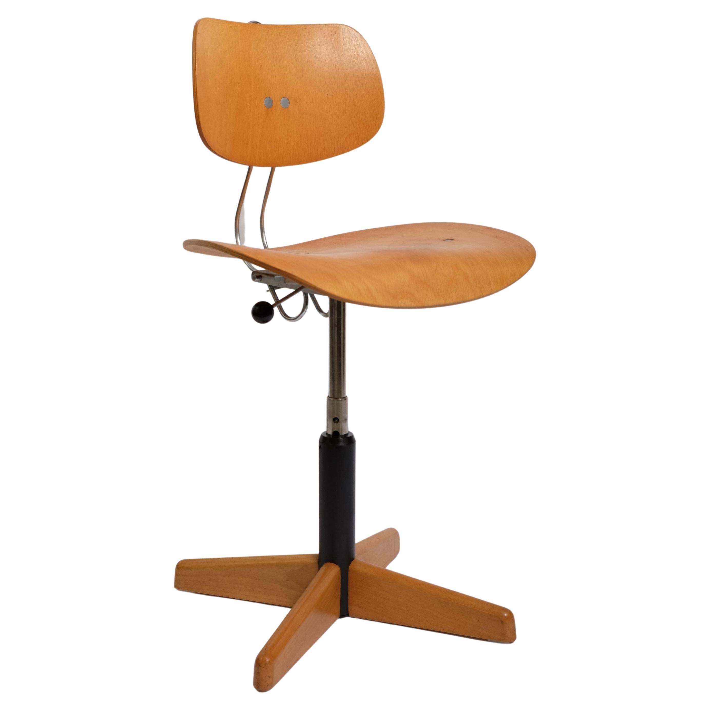 Egon Eiermann Desk Chair SE40 for Wilde + Spieth, Germany 1950s For Sale