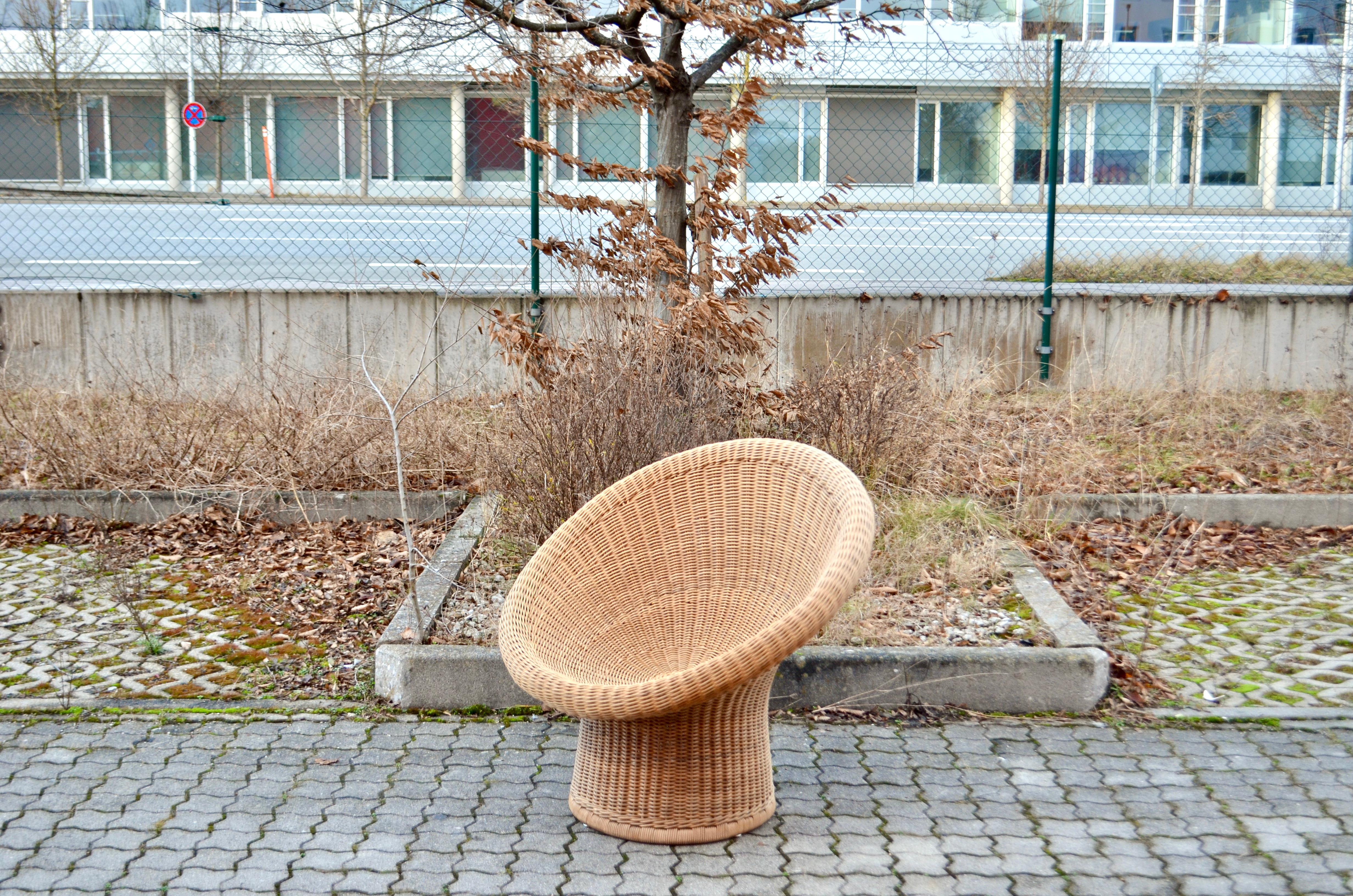 Egon Eiermann E10 Cane Basket Lounge Chair for Heinrich Murmann For Sale 1