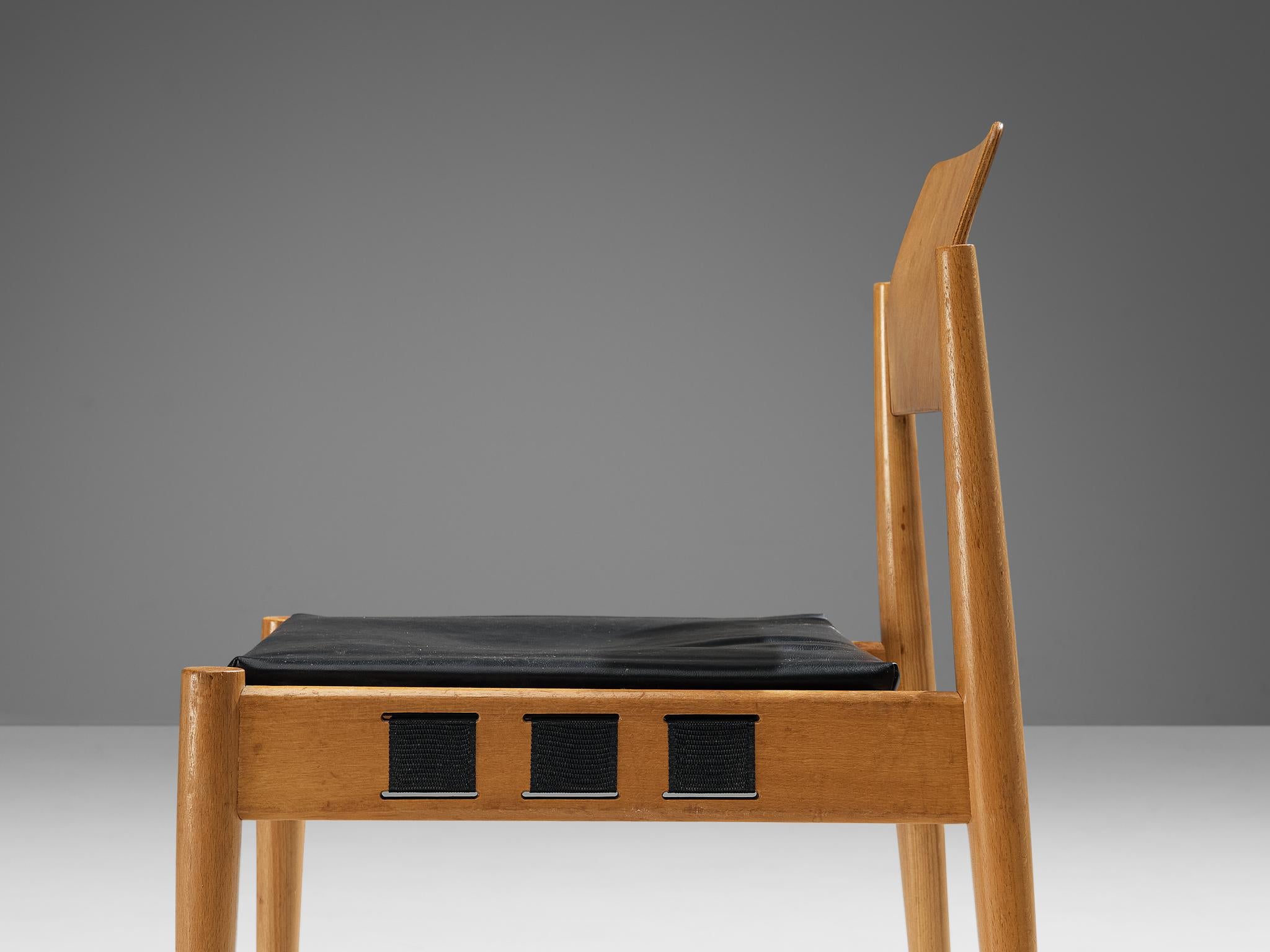 Mid-Century Modern Egon Eiermann for Wilde + Spieth Pair of Dining Chairs  For Sale