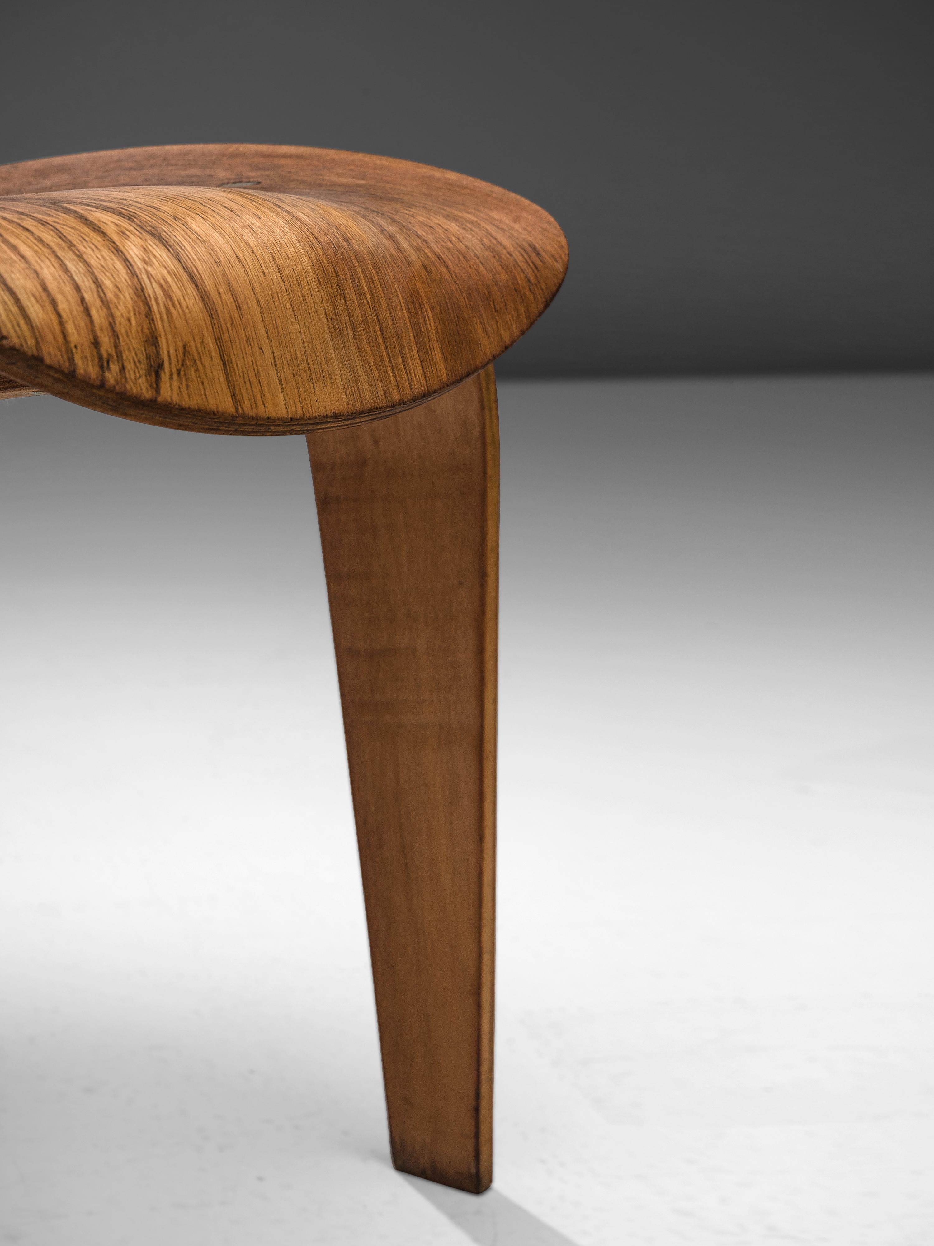Mid-20th Century Egon Eiermann for Wilde + Spieth Pair of SE 42 Chairs in Plywood