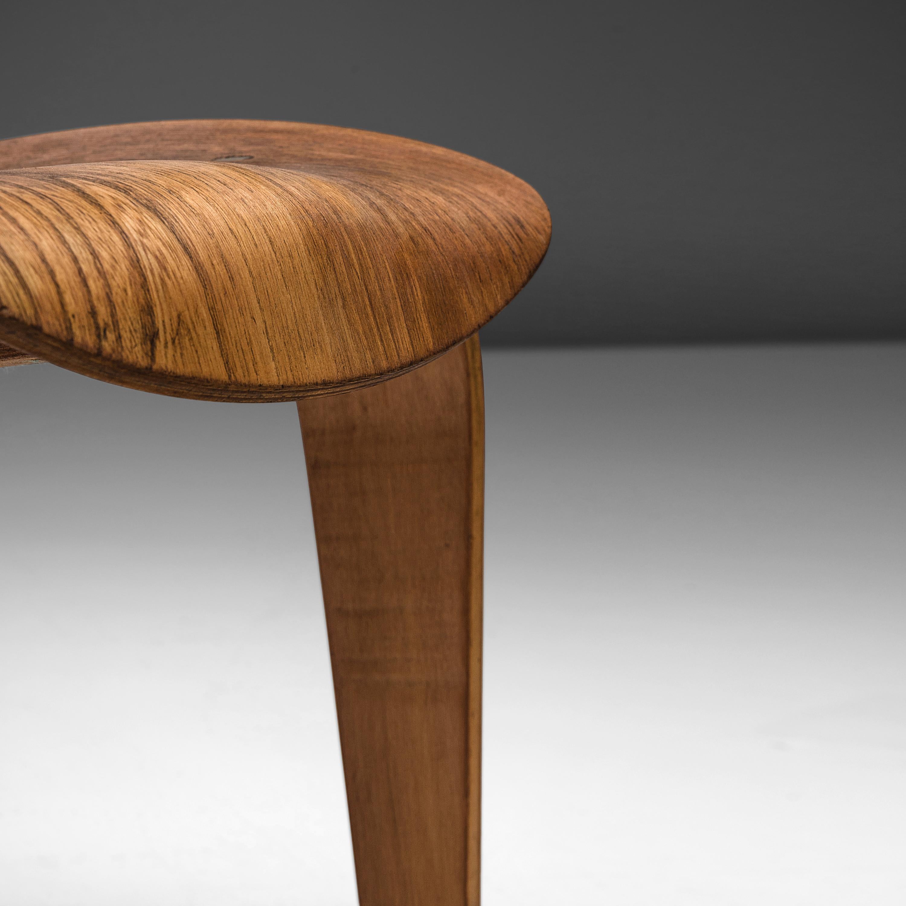 Egon Eiermann for Wilde + Spieth Pair of 'SE 42' Chairs in Plywood 1