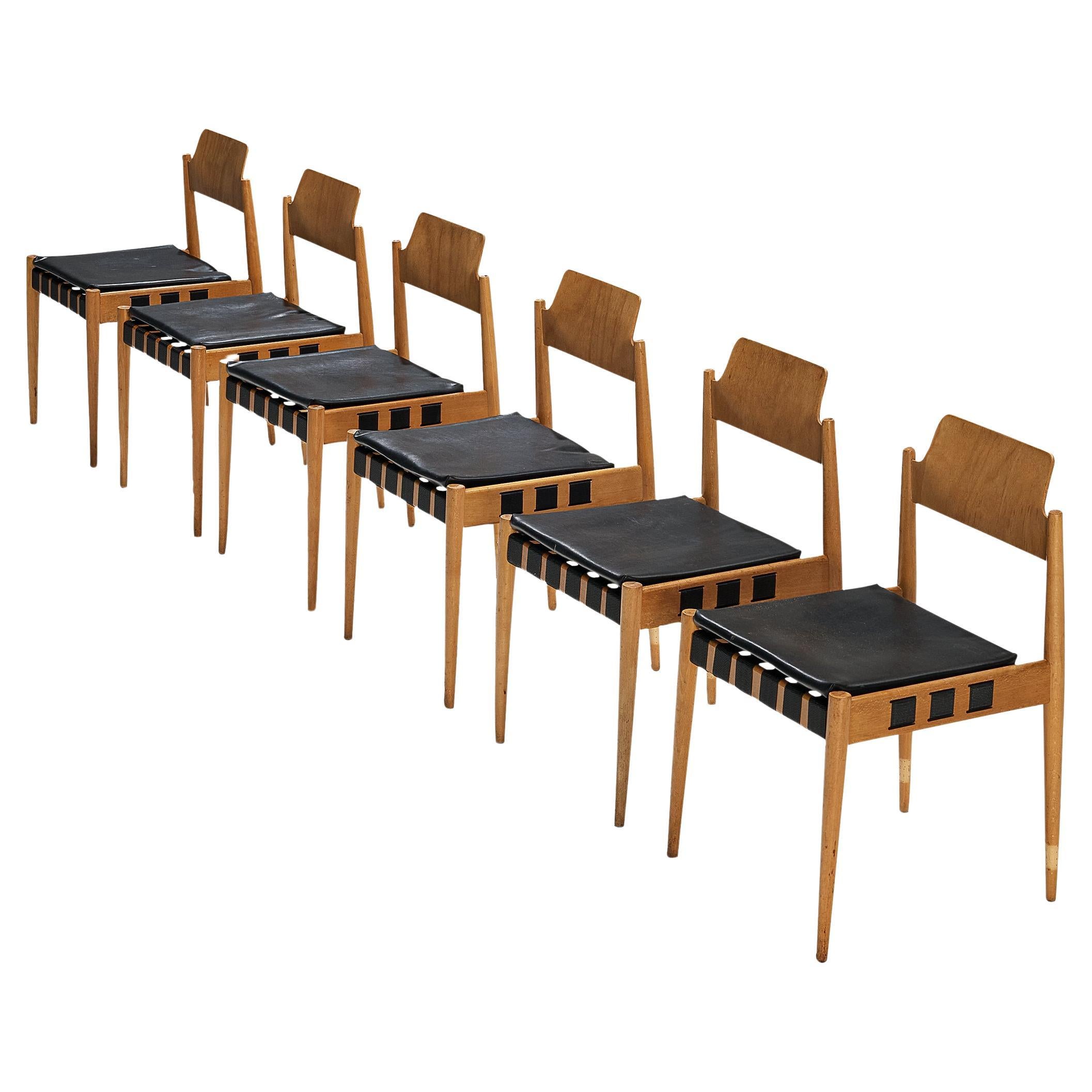 Egon Eiermann for Wilde + Spieth Set of Six Dining Chairs 