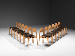 Egon Eiermann für Wilde + Spieth: Zwölf-Set Esszimmerstühle