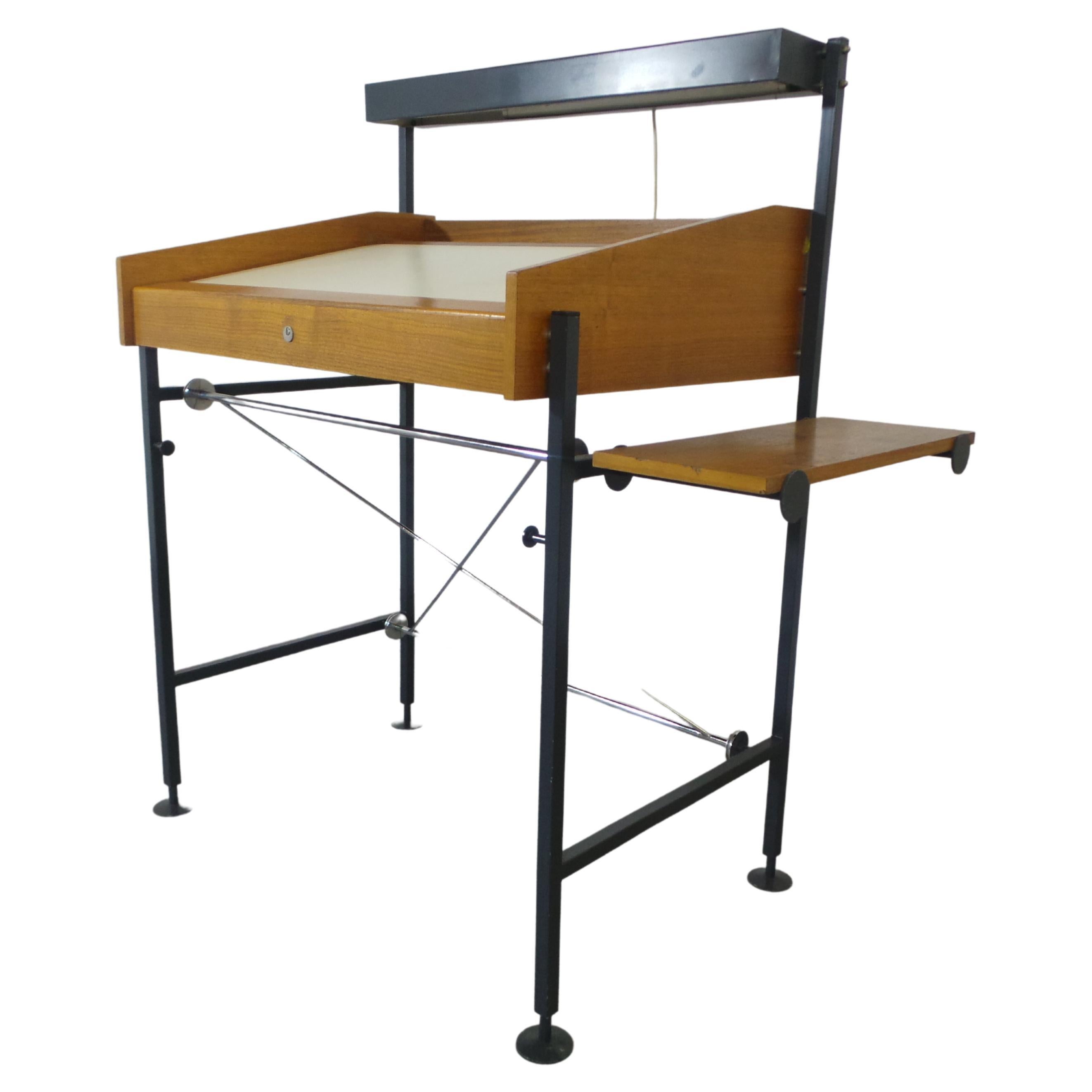 Egon Eiermann High Writing Desk Produced by Gustav Veith, 1968 For Sale