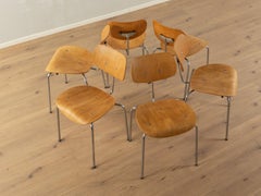 Egon Eiermann, modèle SE 68, chaises de salle à manger