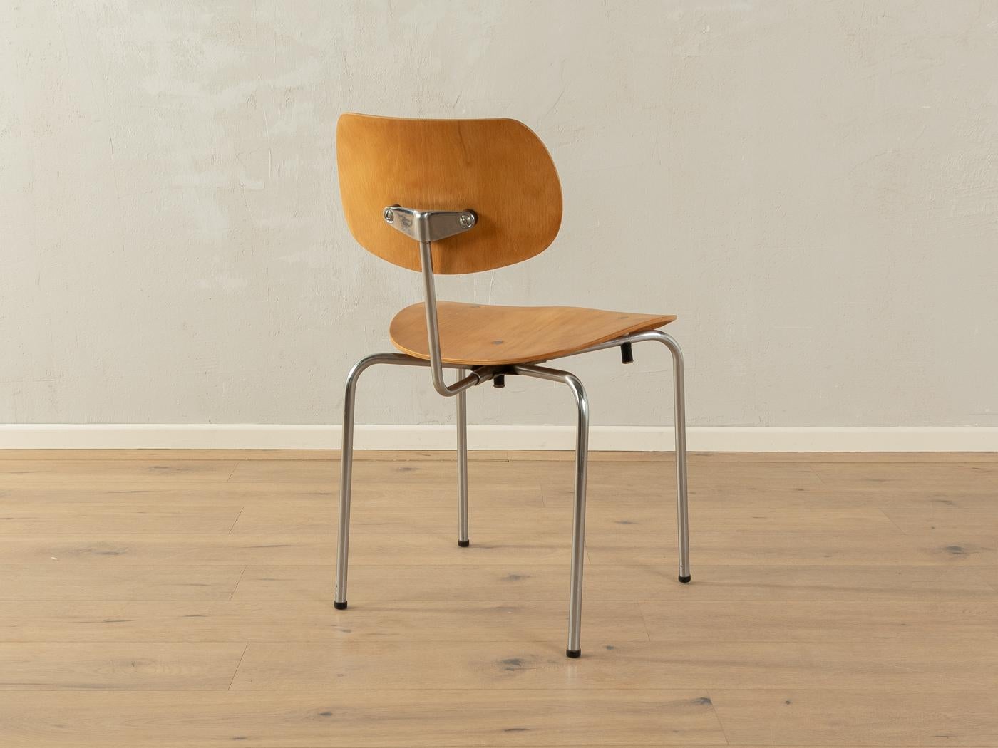 Stainless Steel Egon Eiermann, Modell SE 68, Dining chairs