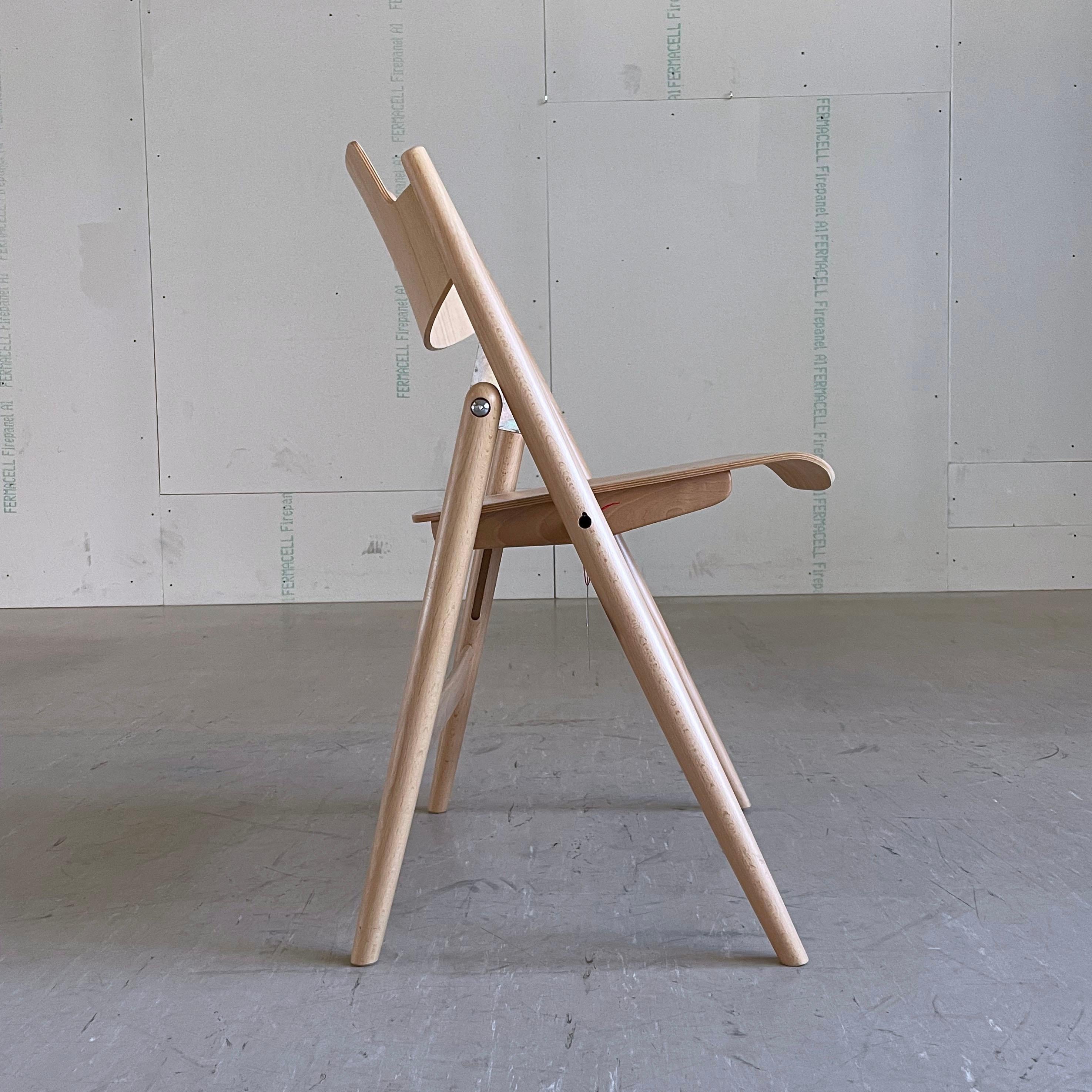 Mid-Century Modern Chaise pliante Egon Eiermann SE18 produite par Wilde + Spieth en vente