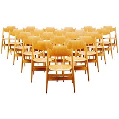Egon Eiermann SE18 Folding Chairs Wilde & Spieth, 1952