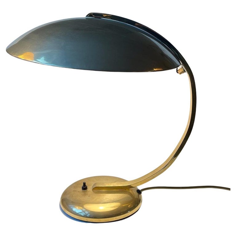 Egon Hillebrand Bauhaus Desk Lamp in Brass, 1940s For Sale at 1stDibs