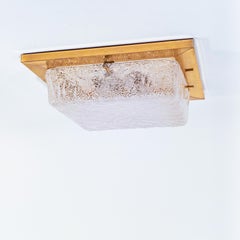 1 of 2 Hollywood Regency flush mounts by Egon Hillebrand, Germany, 1960s