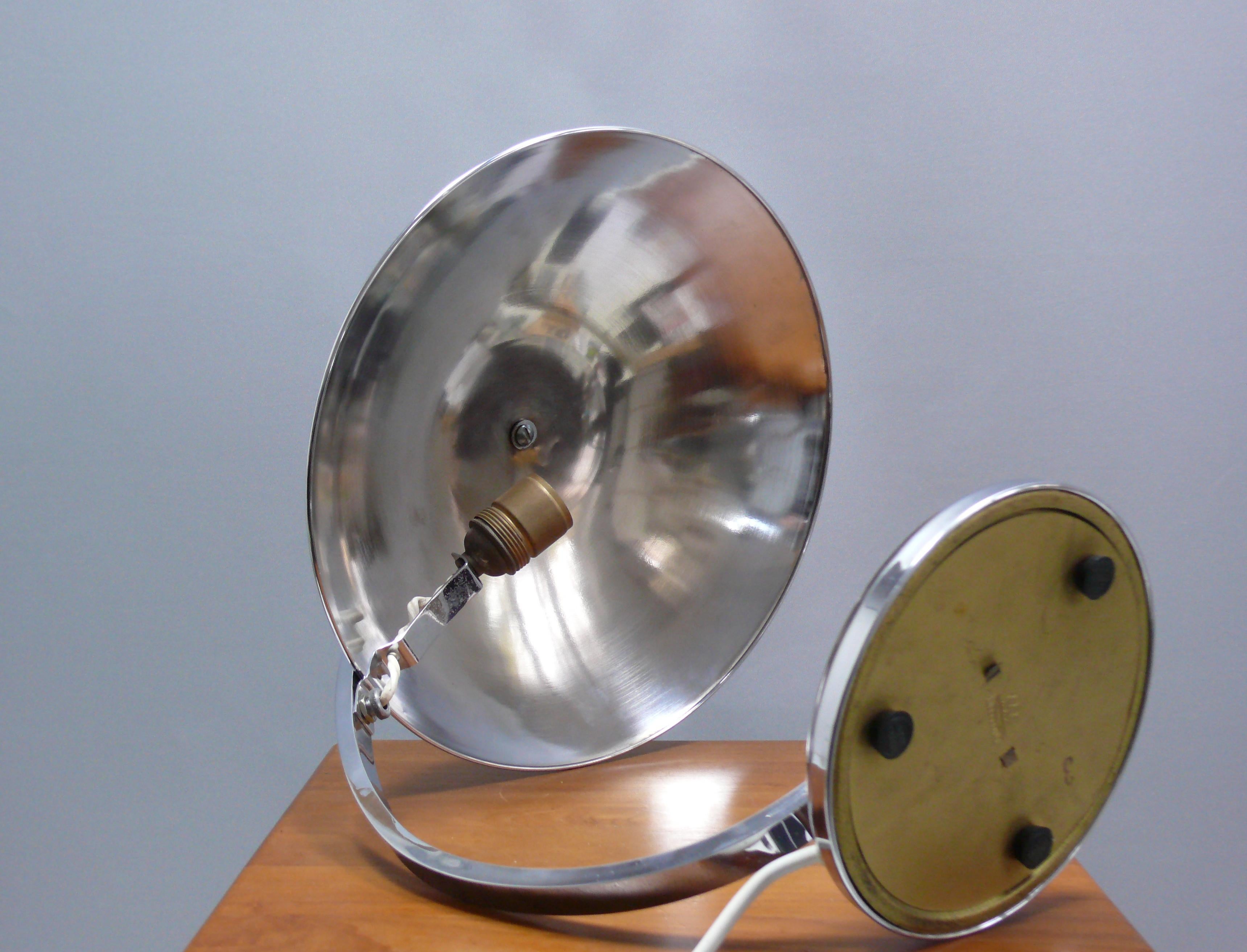 Egon Hillebrand Lámpara de sobremesa - Lámpara de escritorio Bauhaus - 'Gleibo', Alemania, años 30 en venta 5