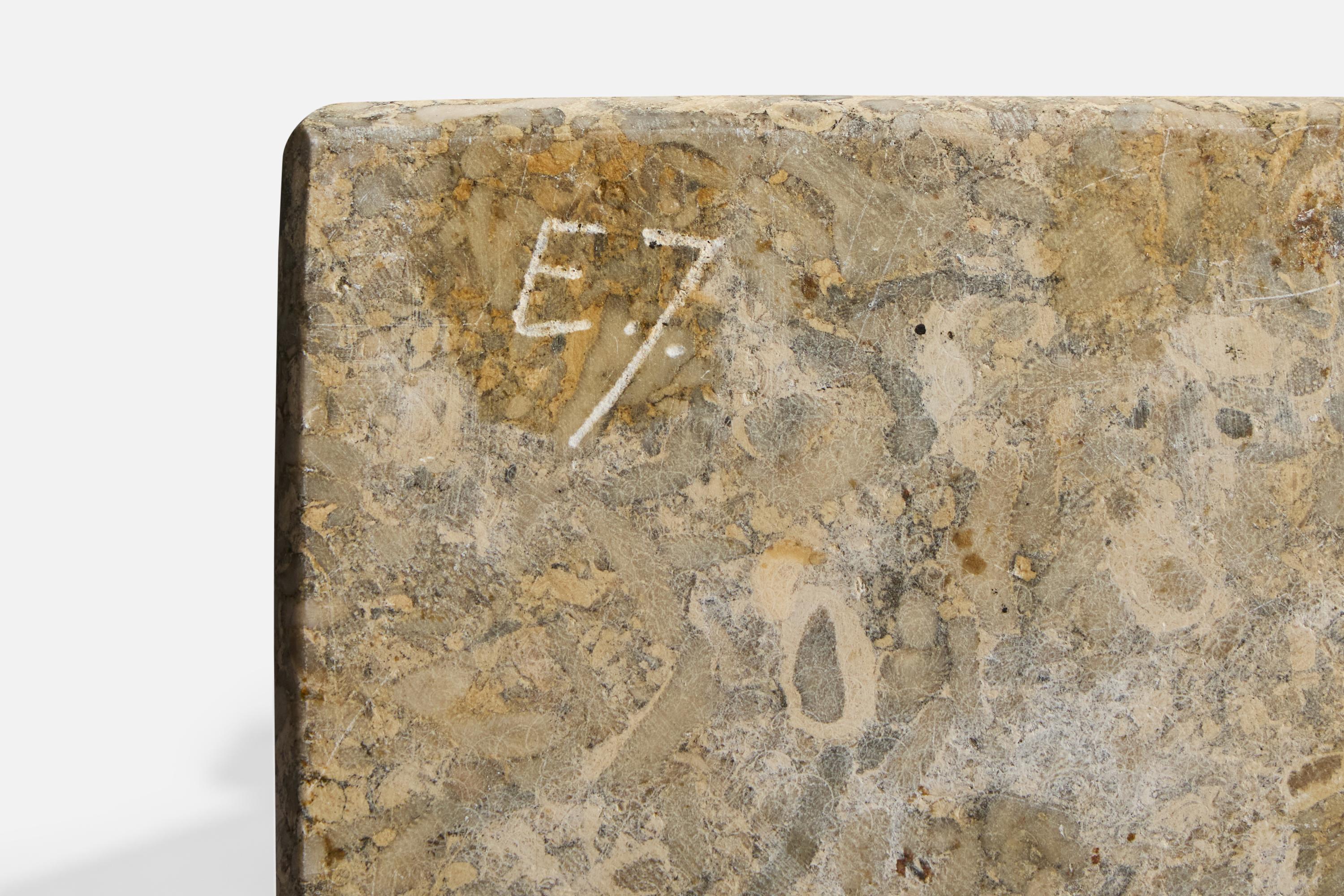 Egon Jakobsson, Table Lamp, Fossil Stone, Sweden, 1990s For Sale 4