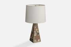 Egon Jakobsson, Table Lamp, Fossil Stone, Sweden, 1990s