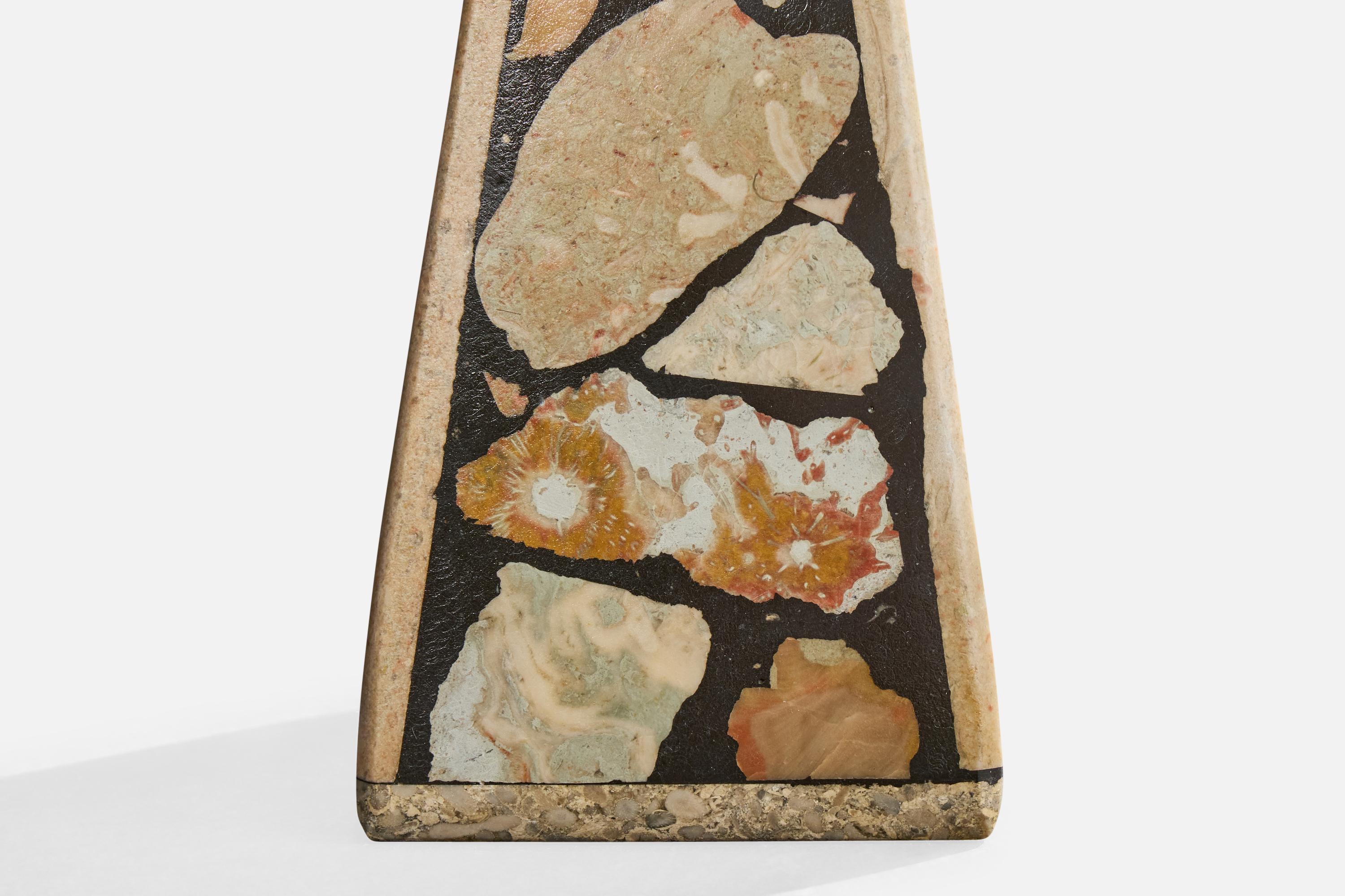 Egon Jakobsson, Table Lamp, Fossil Stone, Sweden, 1990s For Sale 3