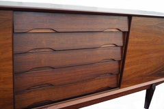 Egon Kristensen Danish Modern Rosewood Credenza Sideboard Buffet Model 65 Skovby