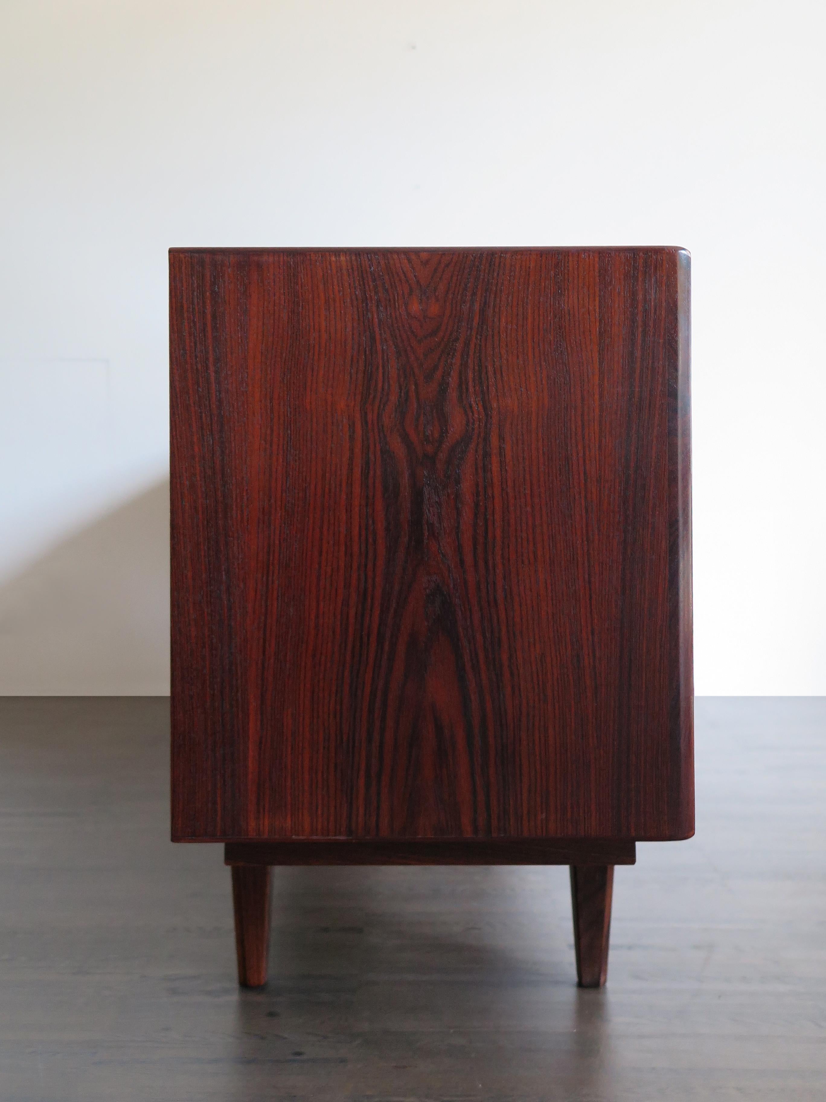 Egon Kristensen Scandinavian Midcentury Dark Wood Sideboard, 1950s For Sale 5