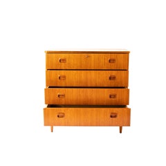 Egon Ostergaard Teak Chest of drawers by SMI Svensk Mobelindustri, 1960s