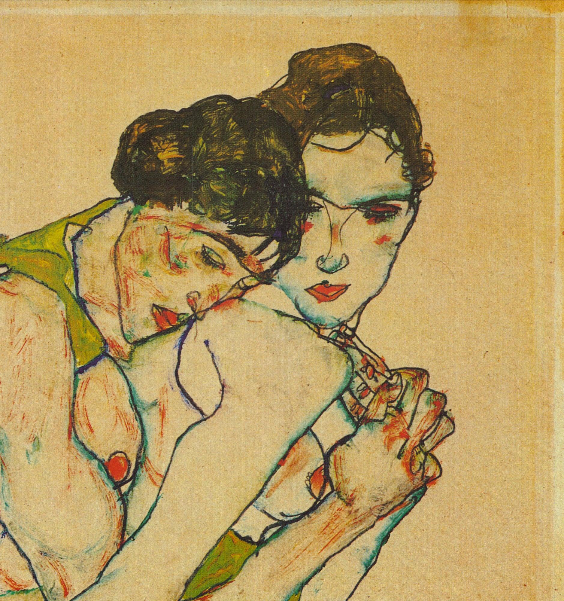 Egon Schiele 'Friendship' 1994 For Sale 2