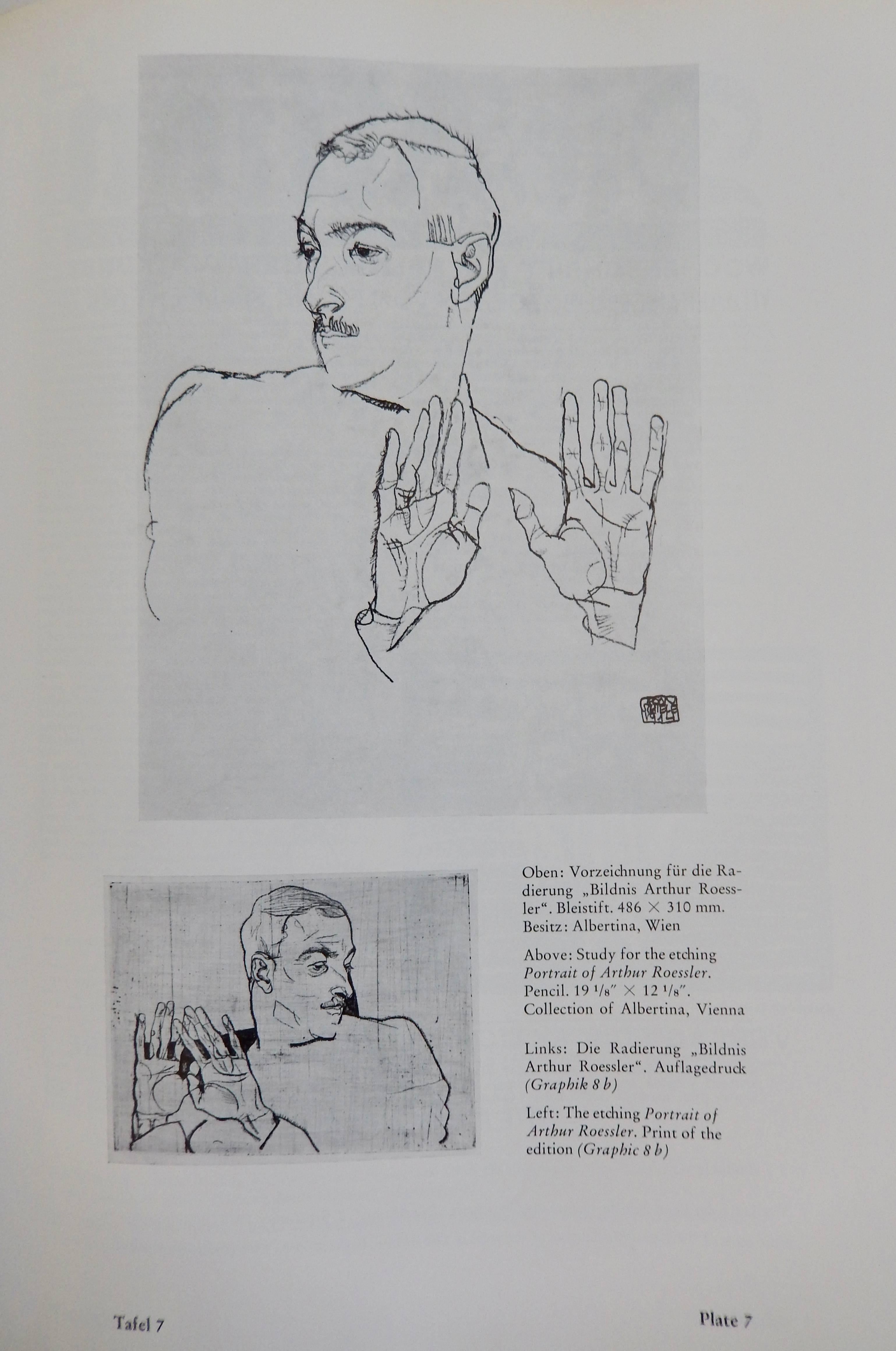 Egon Schiele, The Graphic Work, Reference Book by Otto Kallir, 1970 In Good Condition In Winnetka, IL