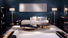 Canapé trois places Egon en cuir, Horn, Wood Wood & Upholstery by Arcahorn