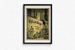 Egon Tschirch's original poster "Englands Absicht: Geschlossen Wegen Mangel"