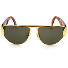 Egon Von Furstenberg aviator sunglasses, Italy 80s