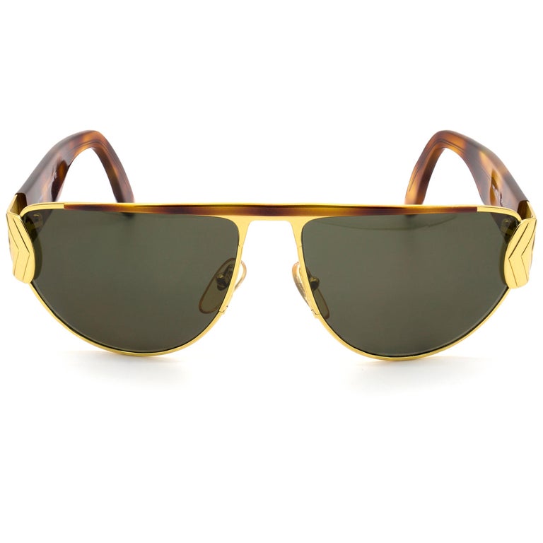 Egon Von Furstenberg aviator sunglasses, Italy 80s For Sale at 1stDibs