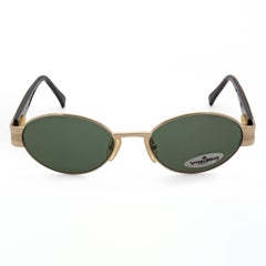Egon von Furstenberg oval sunglasses spring hinges, made in Italy