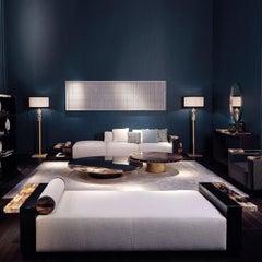 Egon White Chaise Longue by Arcahorn