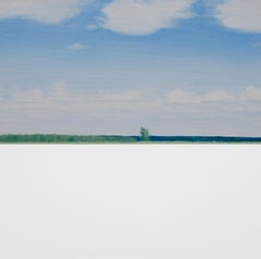 « Mid Day », peinture à l'huile de 28" x 28" pouces par Egor Plotnikov
