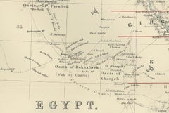 Egypt and Lower Nubia, 1903 - Historical Map Highlighting Nile and Red Sea