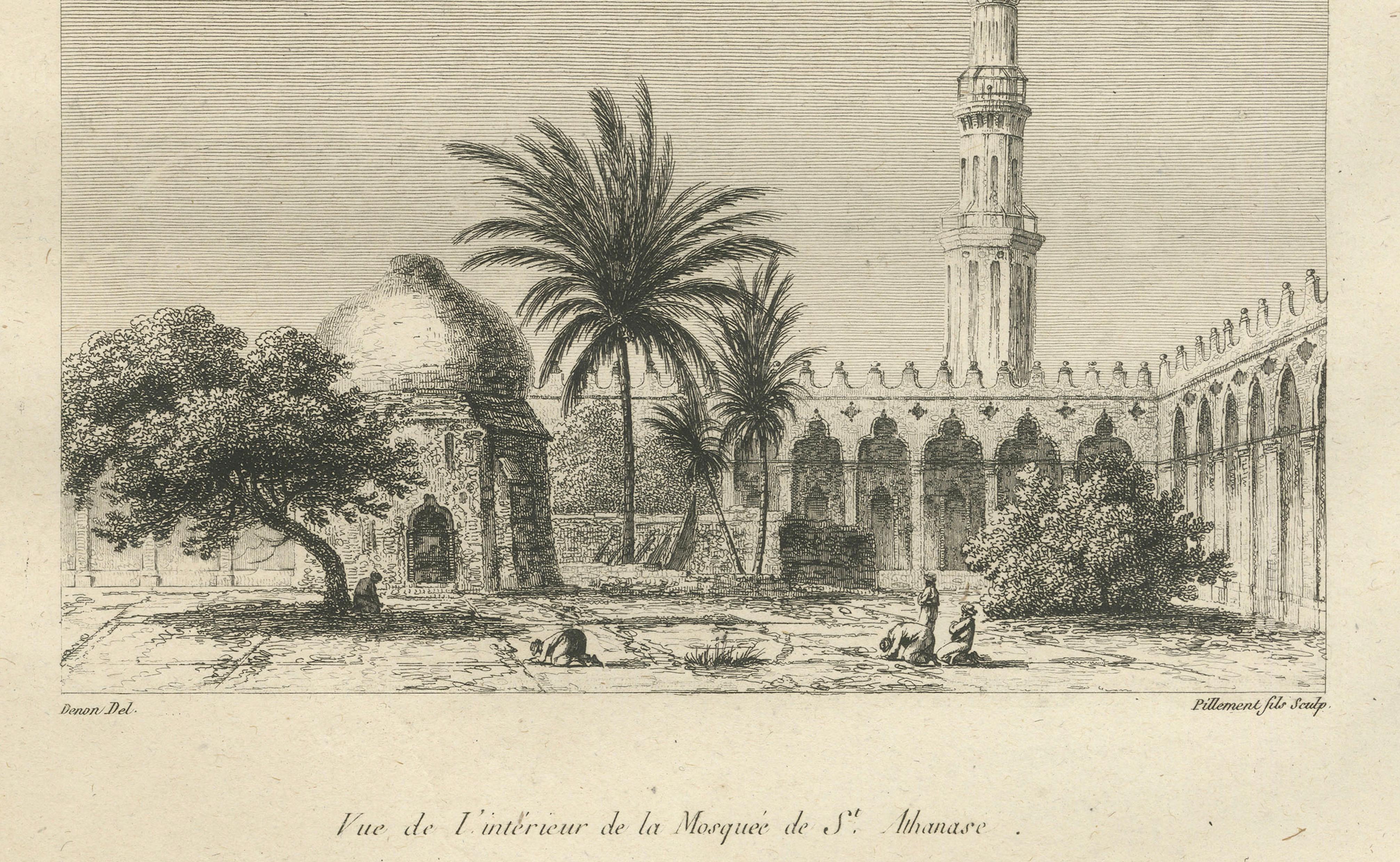 Egypt Architecture & Topography – Denon Voyage Egypt Copper Engravings 1802