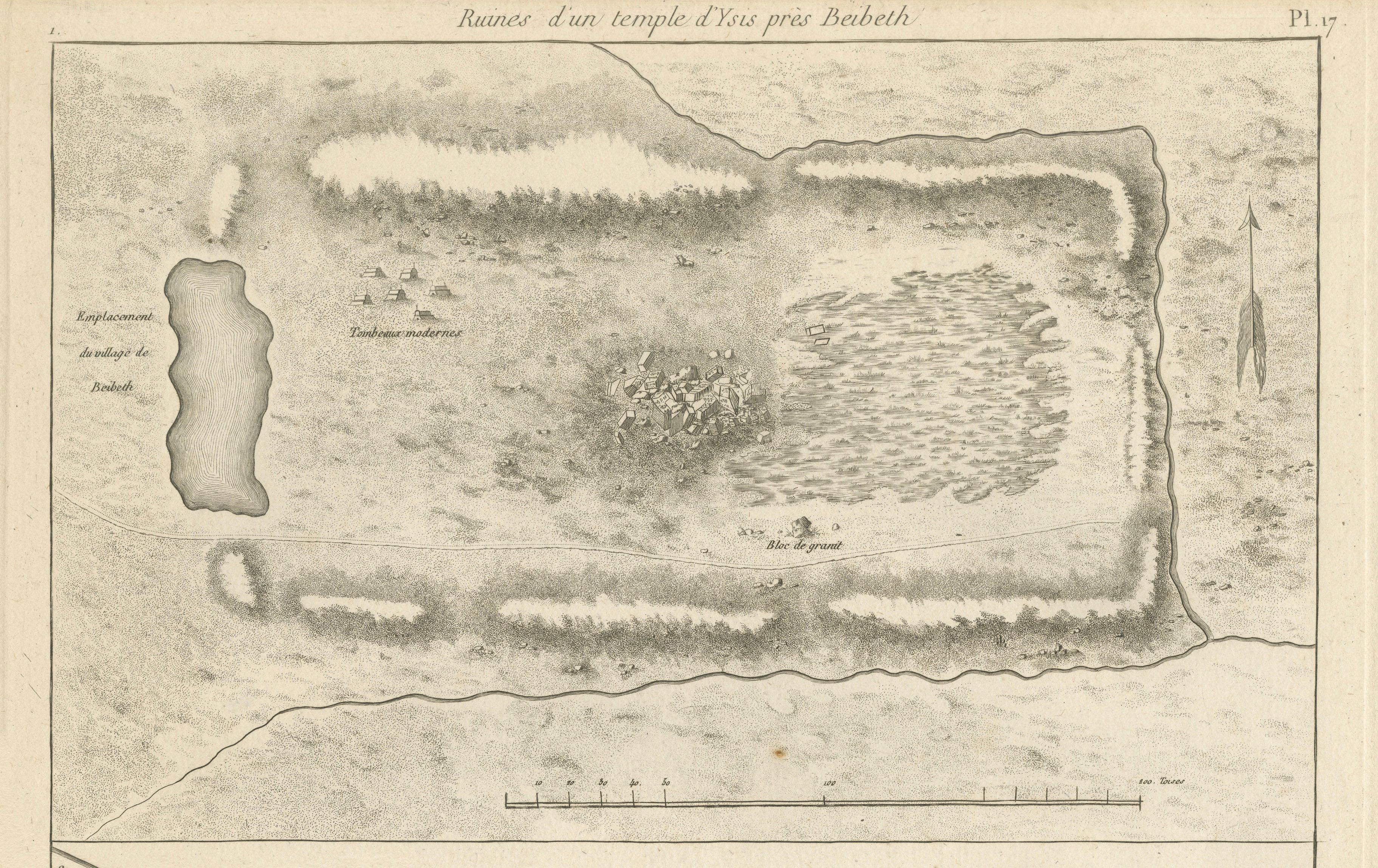Egypt Architecture & Topography – Denon Voyage Egypt Copper Engravings 1802