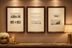 Egypt Desert Panoramas & Ruins – Denon, Voyage en Égypte, Copper Engravings 1802