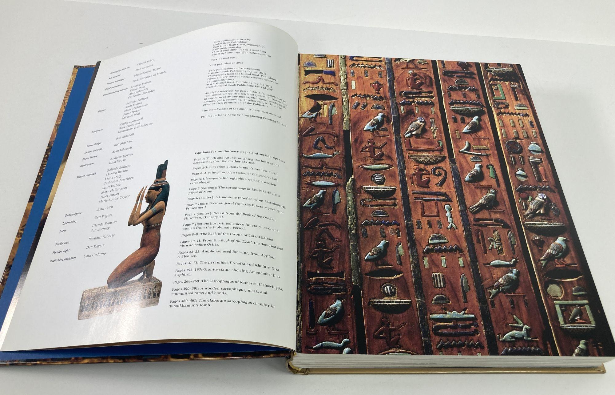Egyptian Egypt: Land and Lives of the Pharaohs Revealed Hardcover Book by Cheryl Perry For Sale