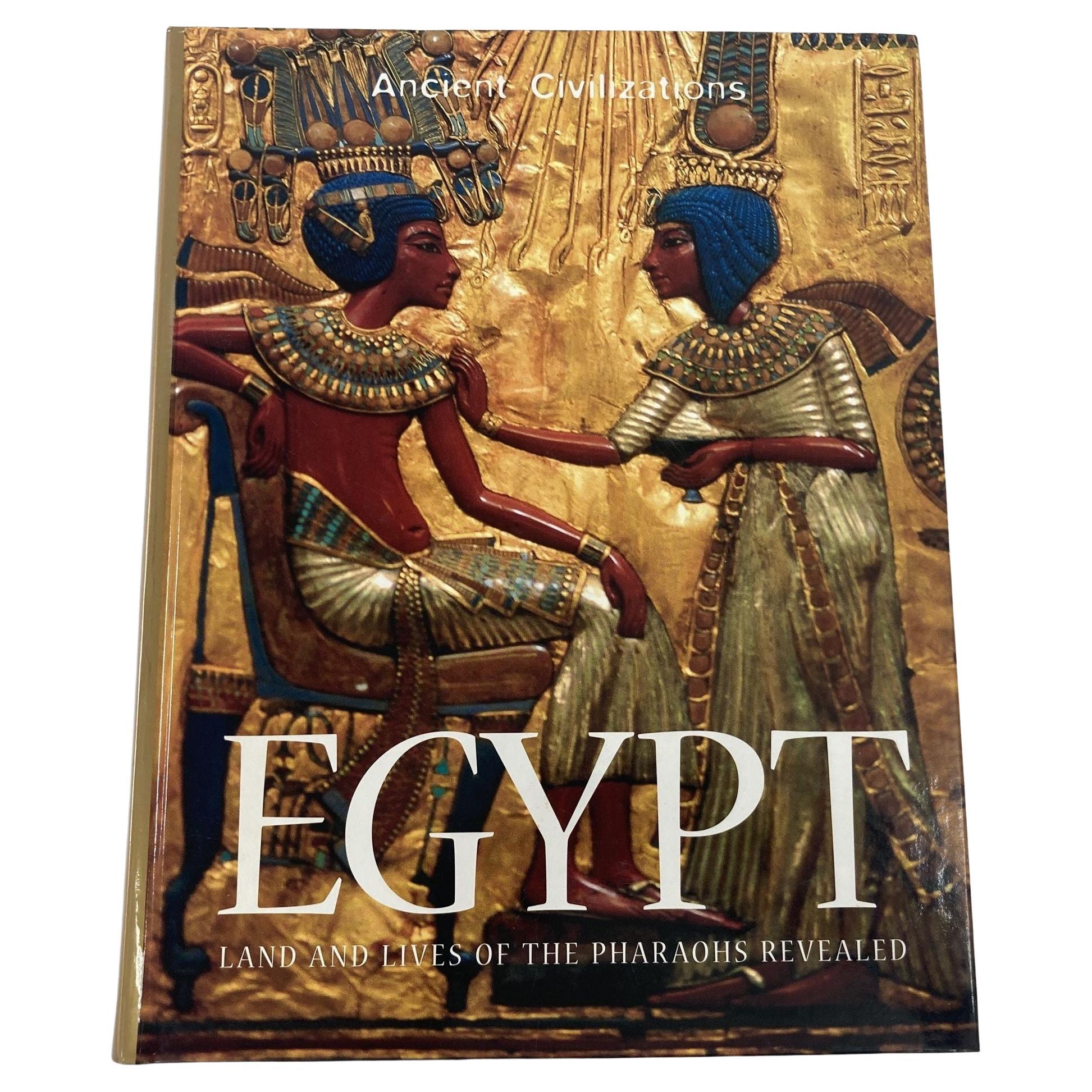 Egypt: Land and Lives of the Pharaohs Revealed Hardcover Book by Cheryl Perry For Sale
