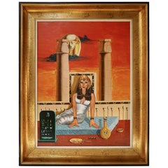 Egypt Painting Sat Ra Daughter of the Sun by H Bauwens Belgium